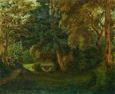 George Sand's Garden at Nohant Eugene Delacroix